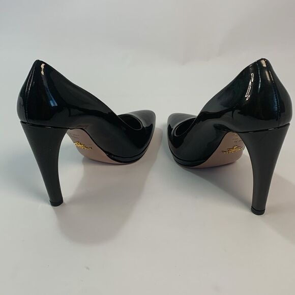 New Prada  patent leather pumps black size 36.5 - Picture 6 of 16